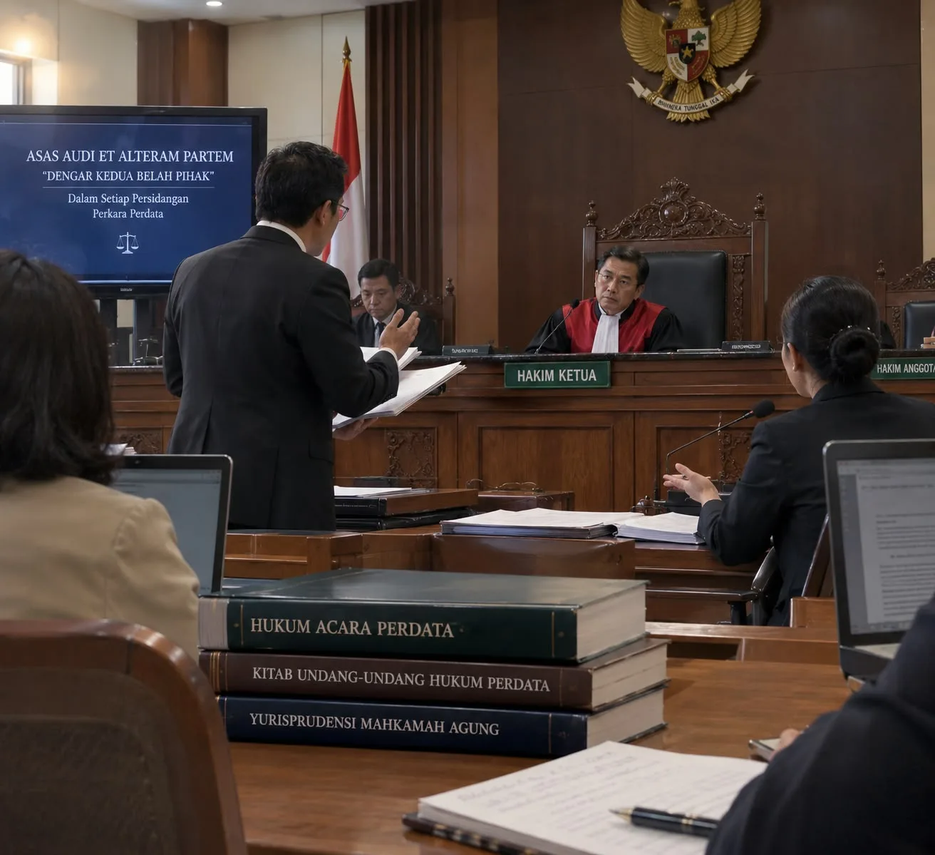 IMPLEMENTASI ASAS AUDI ET ALTERAM PARTEM DALAM PERSIDANGAN PERKARA PERDATA